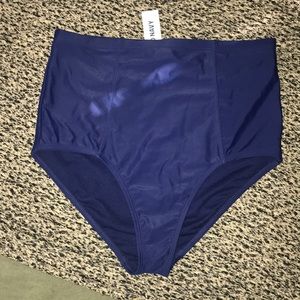 Old navy women high waist swim bottoms - Navy